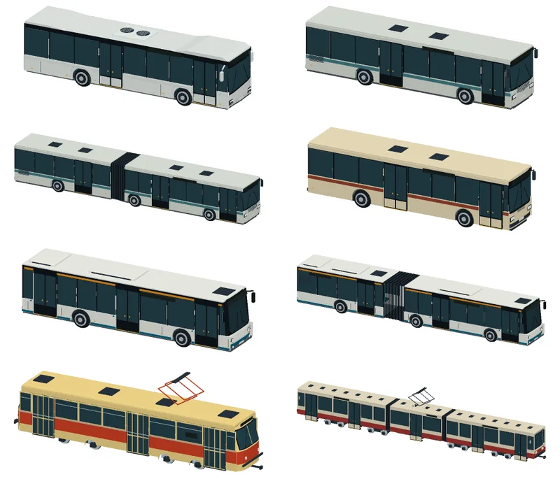 Neu im Fuhrpark: A12, R12, R18, B115, H12, H18, T15 und Z28.
